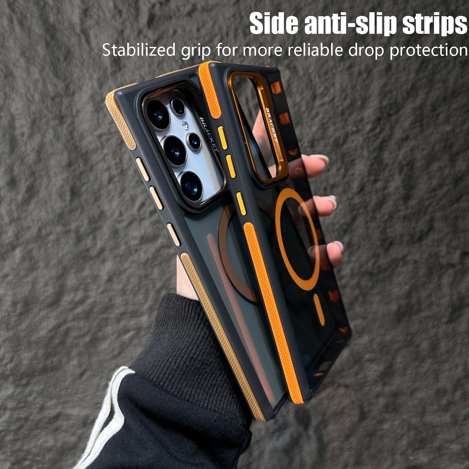 Magnetic Case with Hidden Lens Stand – Galaxy S25 Series