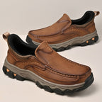 ⏰Last Day! 45% OFF 🔥GARB® Men's Genuine Leather Wide-Toe Orthopedic Outdoor Loafers