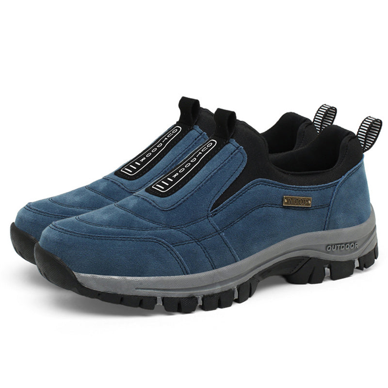 (🔥Best Selling) Men's Comfortable Waterproof Orthopedic Walking Shoes Plus Velvet Shoes