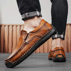 ⏰Promotion - 50% OFF🔥GARB®Men's Handcrafted Genuine Leather Orthopedic Loafers