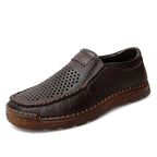 ⏰Promotion - 50% OFF🔥Men's Handmade Cowhide Hollow Breathable Loafers