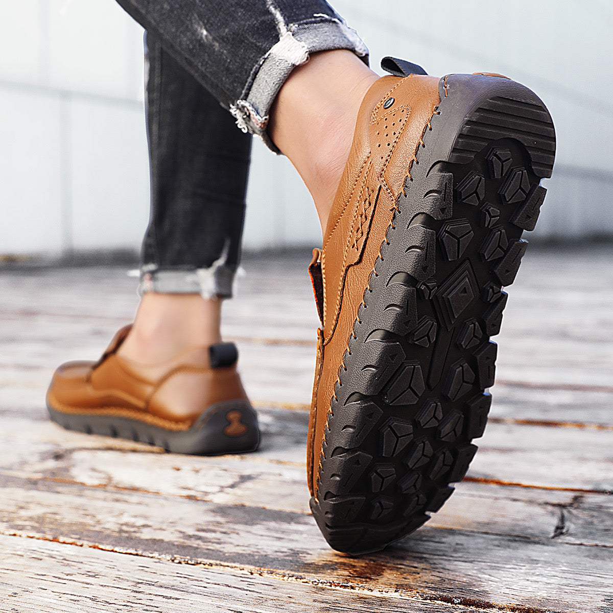 ⏰Last Day! 45% OFF 🔥GARB®Men's Handcrafted Cowhide Orthopedic Loafers