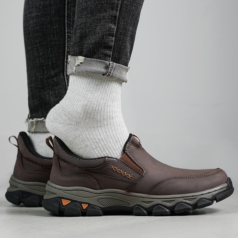 ⏰Last Day! 50% OFF 🔥GARB®Men's Genuine Leather Outdoor Orthopedic Loafers