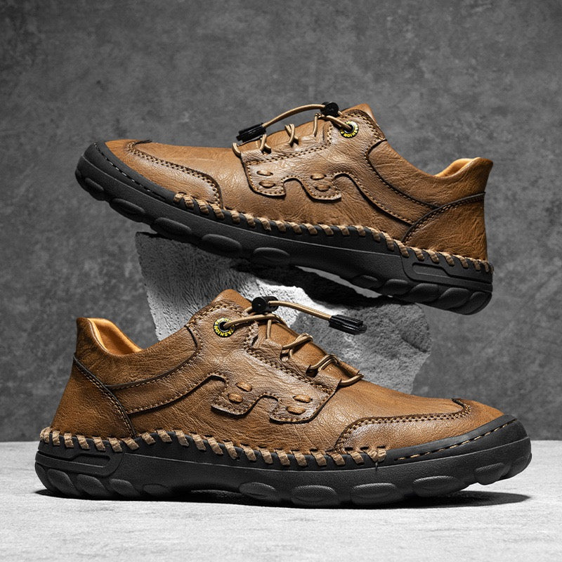 ⏰Promotion - 45% OFF🔥GARB®Men's Handmade Genuine Leather Orthopedic Outdoor Loafers