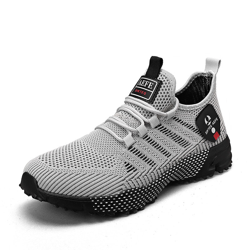 🔥HOT SALE 50% OFF🛒- Men’s Lightweight Orthopedic Flyknit Sneakers – Breathable Walking, Running & Outdoor Fitness Shoes