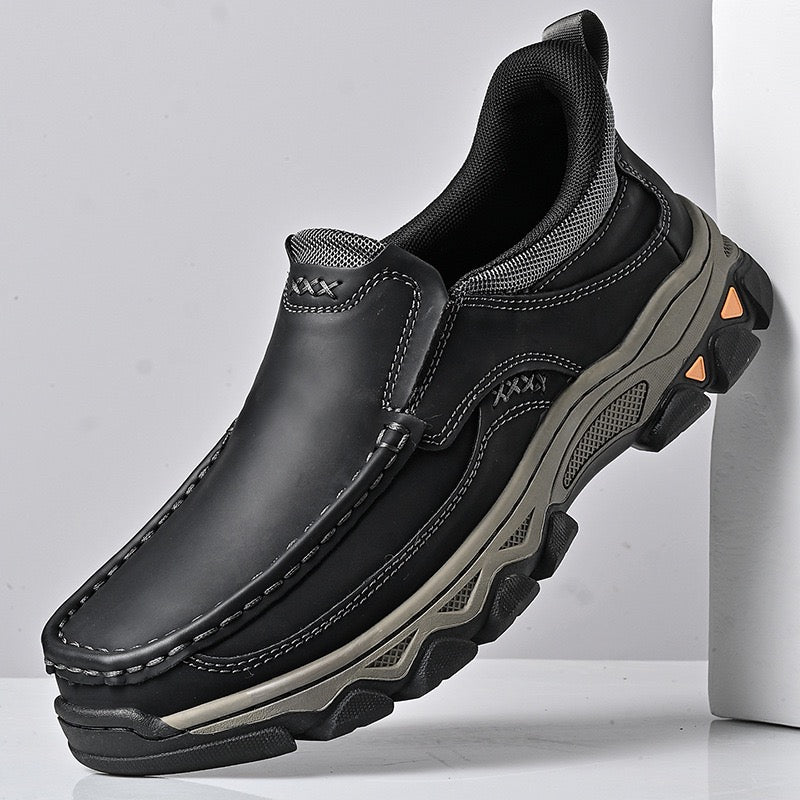 ⏰Last Day! 45% OFF 🔥GARB® Orthopedic Cowhide Loafers for Men – Wide Toe, Arch Support, No Bending Needed