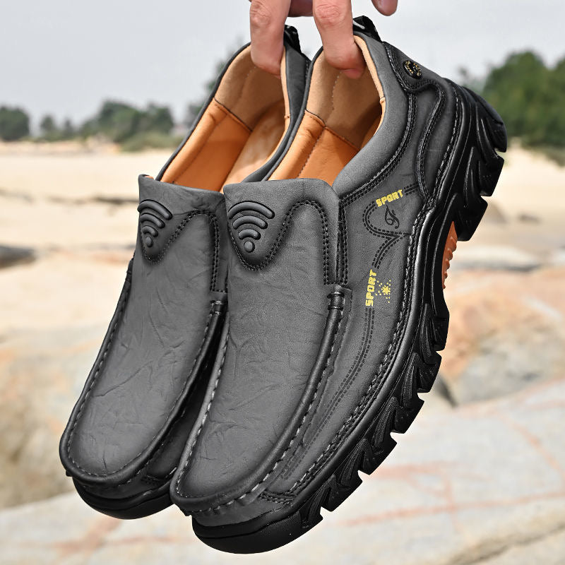 ⏰Promotion - 45% OFF🔥GARB®Men's Handcrafted Cowhide Orthopedic Outdoor Loafers