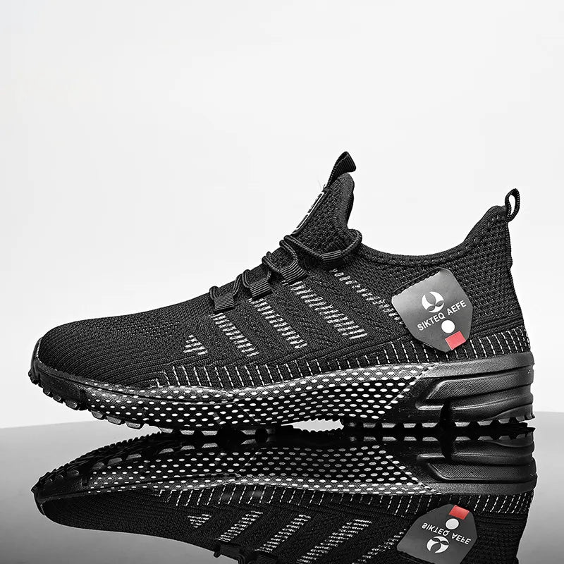 🔥HOT SALE 50% OFF🛒- Men’s Lightweight Orthopedic Flyknit Sneakers – Breathable Walking, Running & Outdoor Fitness Shoes