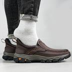 ⏰Last Day! 45% OFF 🔥GARB® Men's Genuine Leather Wide-Toe Orthopedic Outdoor Loafers