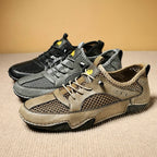 ⏰Last Day! 45% OFF 🔥GARB®Men's Genuine Leather Mesh Breathable Driving loafers