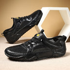 ⏰Last Day! 45% OFF 🔥GARB®Men's Genuine Leather Mesh Breathable Driving loafers