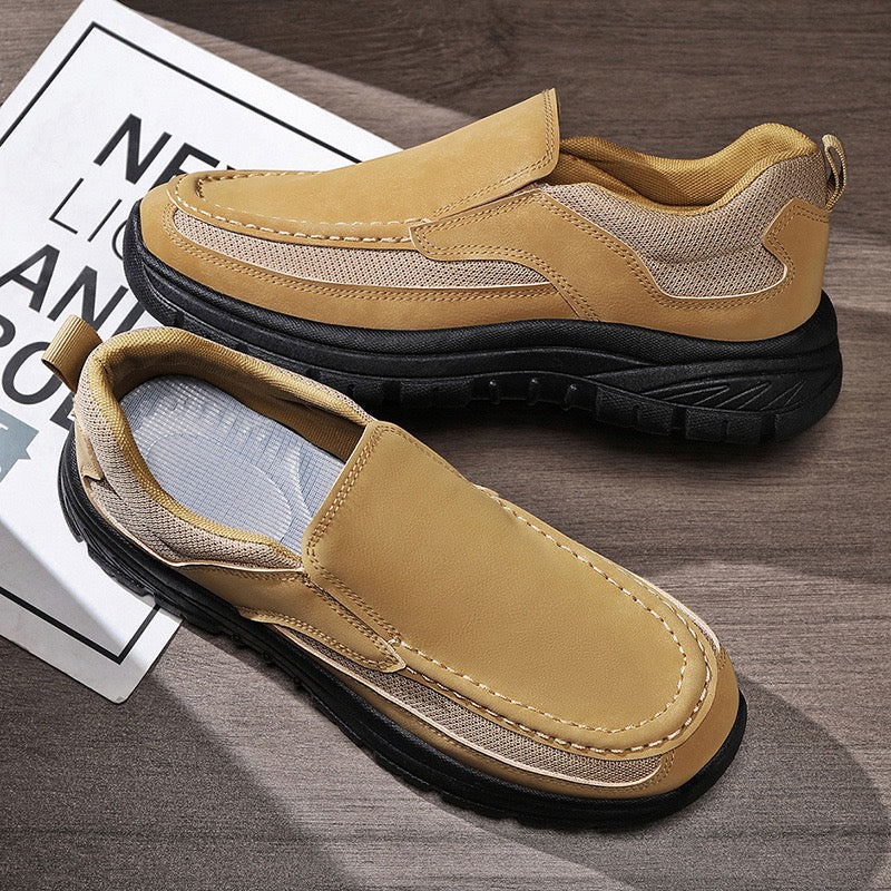 ⏰Promotion - 50% OFF🔥GARB®Genuine Leather  Slip-On Shoes - Orthopedic Arch Support, Wide Toe Box
