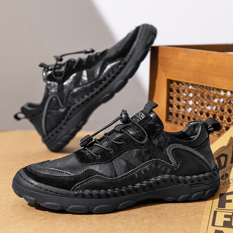 ⏰Last Day! 50% OFF 🔥 GARB® StrideCrafts Men's Leather Loafers - Arch Support & Wide Fit Slip-Ons