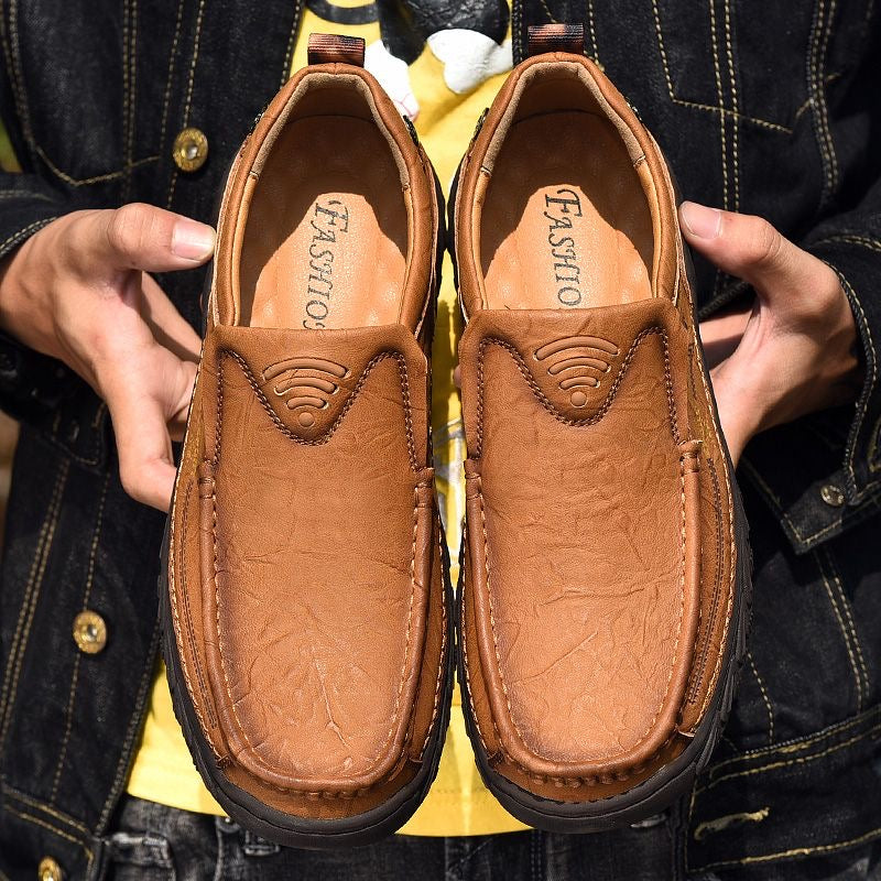 ⏰Promotion - 45% OFF🔥GARB®Men's Handcrafted Cowhide Orthopedic Outdoor Loafers
