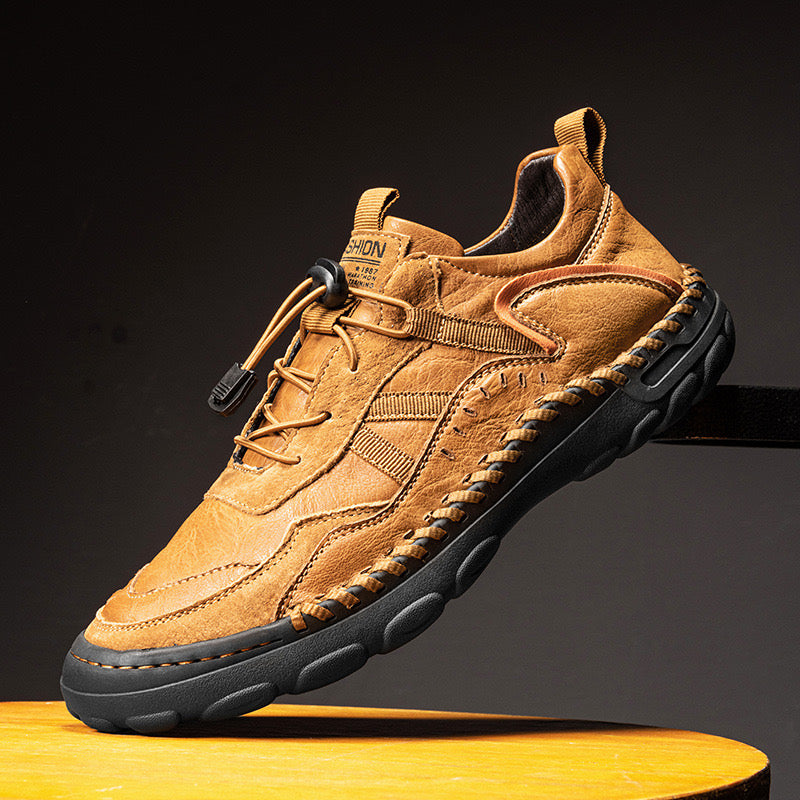 ⏰Last Day! 50% OFF 🔥 GARB® StrideCrafts Men's Leather Loafers - Arch Support & Wide Fit Slip-Ons