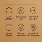 Premium Leather Anti-Fingerprint - Comfortable Grip iPhone 17 Series