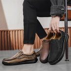 ⏰Promotion - 50% OFF🔥GARB®Men's Orthopedic Loafers – Handcrafted Leather, Wide Toe Box & Arch Support