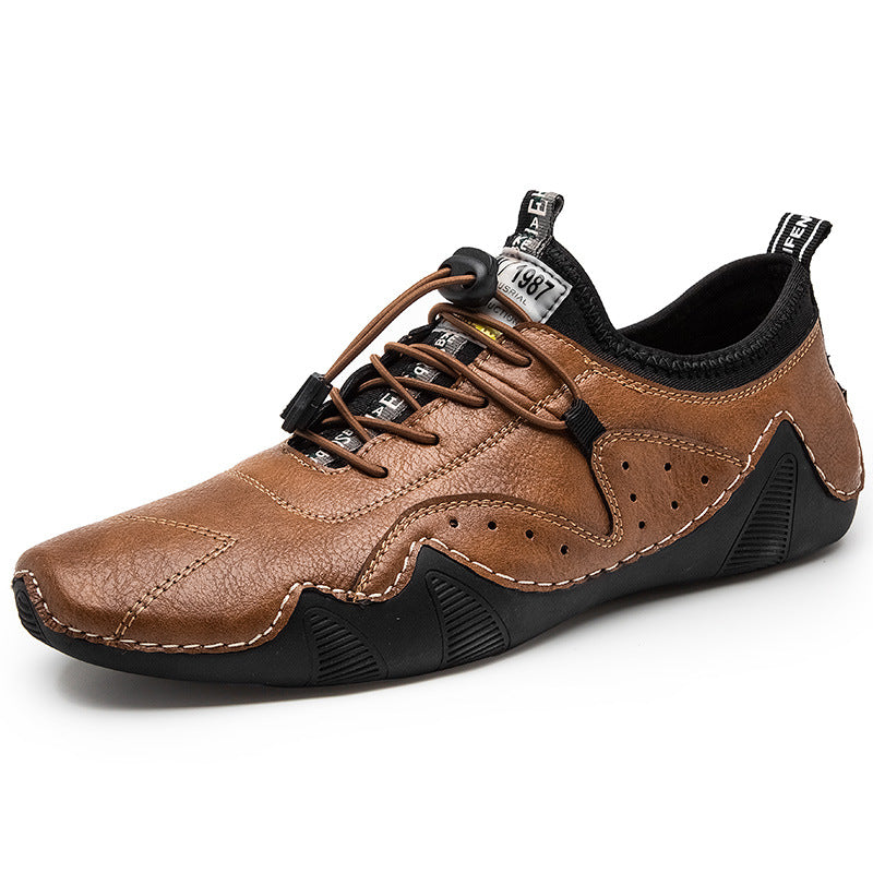 ⏰Promotion - 50% OFF🔥 GARB® Men's Handmade Orthopedic Breathable Lace-up Leather Shoes
