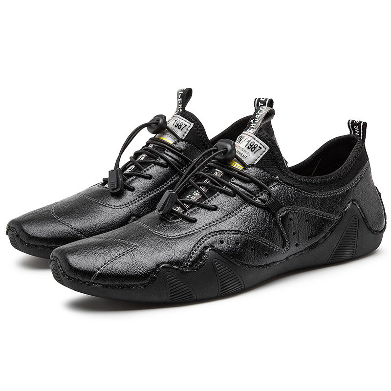 ⏰Promotion - 50% OFF🔥 GARB® Men's Handmade Orthopedic Breathable Lace-up Leather Shoes