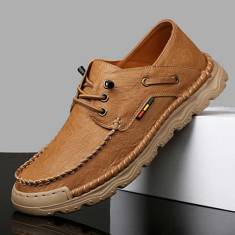 ⏰Promotion - 50% OFF🔥GARB® Handcrafted Leather Slip-On Loafers – Arch Support & All-Day Comfort