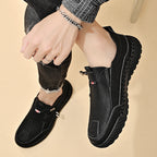 GARB®Men's Handmade Genuine Leather Glue-Free Slip-on Orthopedic Shoes