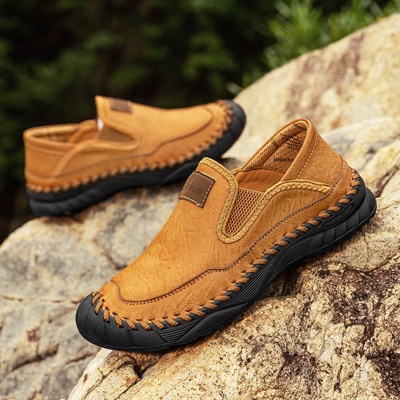 ⏰Last Day! 45% OFF 🔥GARB®Men's Handmade Genuine Leather Orthopedic Outdoor Loafers