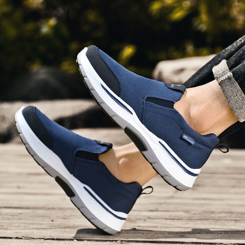 💥Hot Sale 50% OFF💥 Men's Orthopedic Slip-On Comfortable Walking Hiking Shoes, Lightweight & Breathable Anti-Slip Casual Shoes