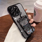 Glitter quicksand milk tea cup mobile iPhone case