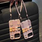 Dopamine Doll Leather Portable Phone Case for iPhone