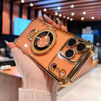 🔥New In Phone Case for iPhone 17 Series - Four Corners Air Cushion Anti-fall Case for iPhone with Invisible Ring Stand