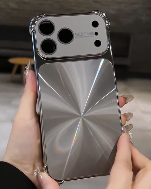 Full-size Shockproof Phone Case with AI button and CD Pattern for iPhone Series