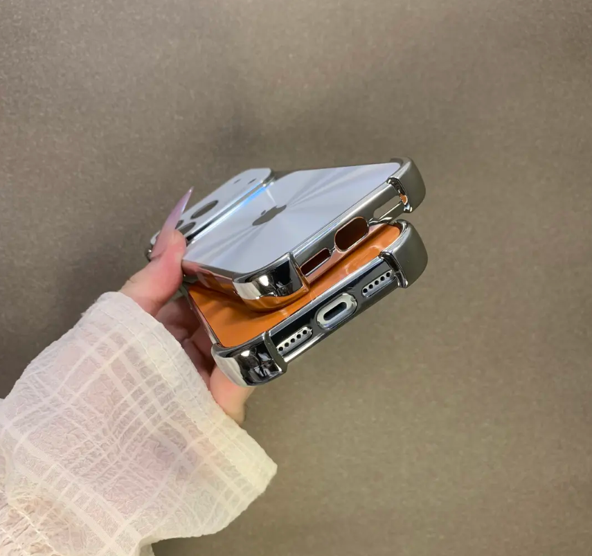 Full-size Shockproof Phone Case with AI button and CD Pattern for iPhone Series