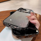 Luxury Glitter Hard Plating Clear Case for iPhone 14 15 16 17