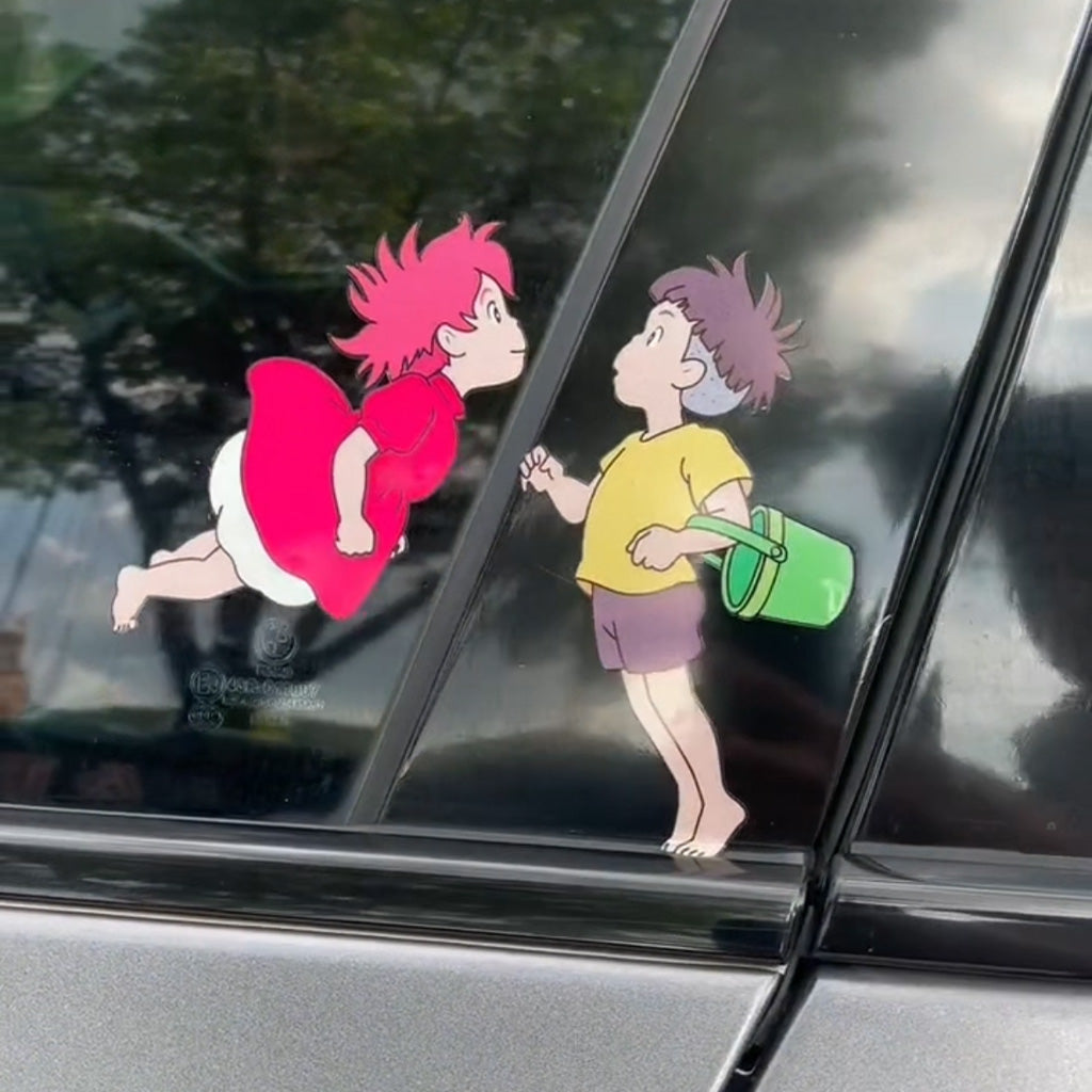 Sosuke&Ponyo Car Sticker