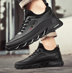 ⏰Limited Time Sale 70% OFF-Men's Casual Fashion Orthopedic Hiking Shoes – Anti-Puncture, Anti-Collision, Non-Slip Arch Support  Leather Outdoor Sports Shoes for All-Terrain Performance