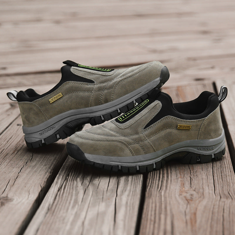 (🔥Best Selling) Men's Comfortable Waterproof Orthopedic Walking Shoes Plus Velvet Shoes