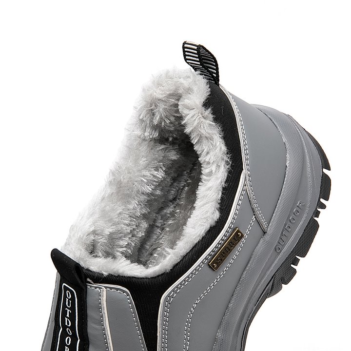 (🔥Best Selling) Men's Comfortable Waterproof Orthopedic Walking Shoes Plus Velvet Shoes