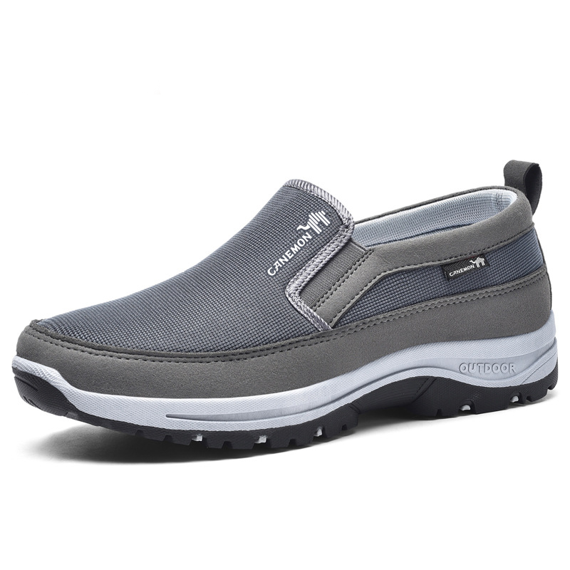 ⏰Limited Time 50% OFF🛒 Men's Orthopedic Slip-On Walking Sneakers – Breathable Upper, Non-Slip Sole, 12 Hours+ Comfort & Pain Relief