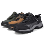 (⏰Limited Time Sale 70% OFF) Men's Wear Resistant Waterproof Non-slip Anti-skid Anti-puncture Hiking Shoes Orthopedic Wide Toe Arch Support Walking Shoes
