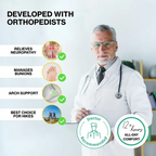 Men's Thickened Sole Elastic Collar Orthopedic Insole Comfortable Outdoor Shoes Casual Shoes