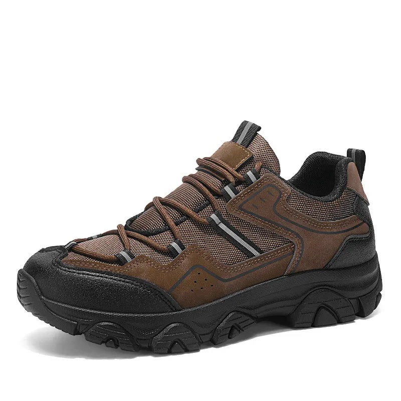 (⏰Clearance Sale-70%OFF🔥)Men's Outdoor Hiking Shoes - Orthopedic, Wide Toe, Arch Support, Waterproof, Anti-Slip, Anti-Puncture, Anti-Smash