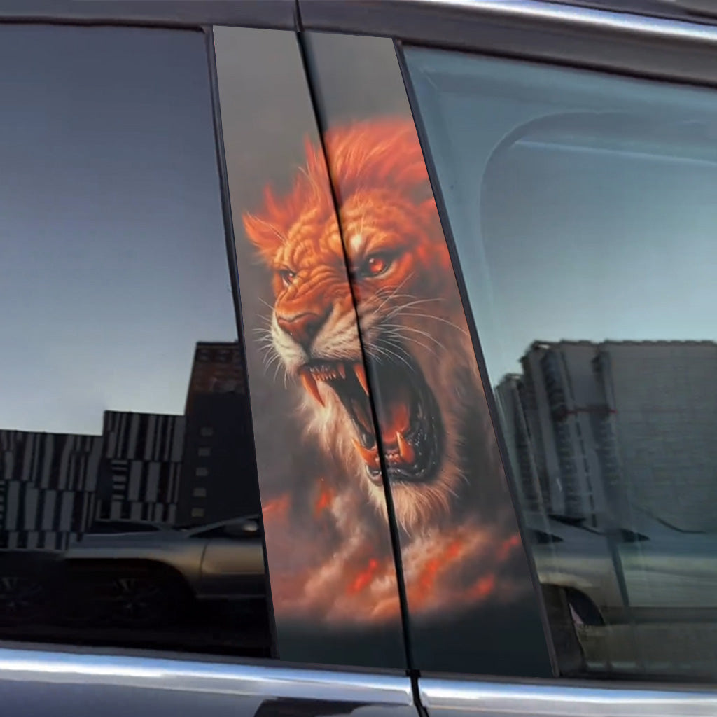 Lion Car Door Stickers