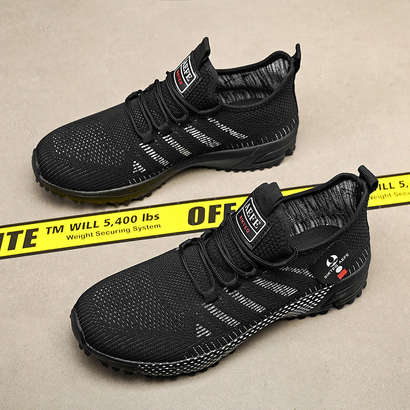 🔥HOT SALE 50% OFF🛒- Men’s Lightweight Orthopedic Flyknit Sneakers – Breathable Walking, Running & Outdoor Fitness Shoes