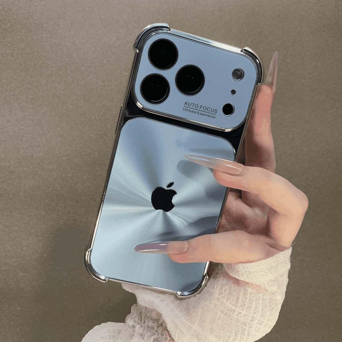 Full-size Shockproof Phone Case with AI button and CD Pattern for iPhone Series