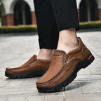 ⏰Promotion - 50% OFF🔥GARB® Men's Handcrafted Wide Toe Outdoor Loafers | Arch Support Leather Shoes