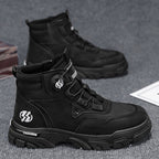 ⏰Men's outdoor swivel buckle work shoes（Waterproof, Anti-slip,Comfortable and Breathable）